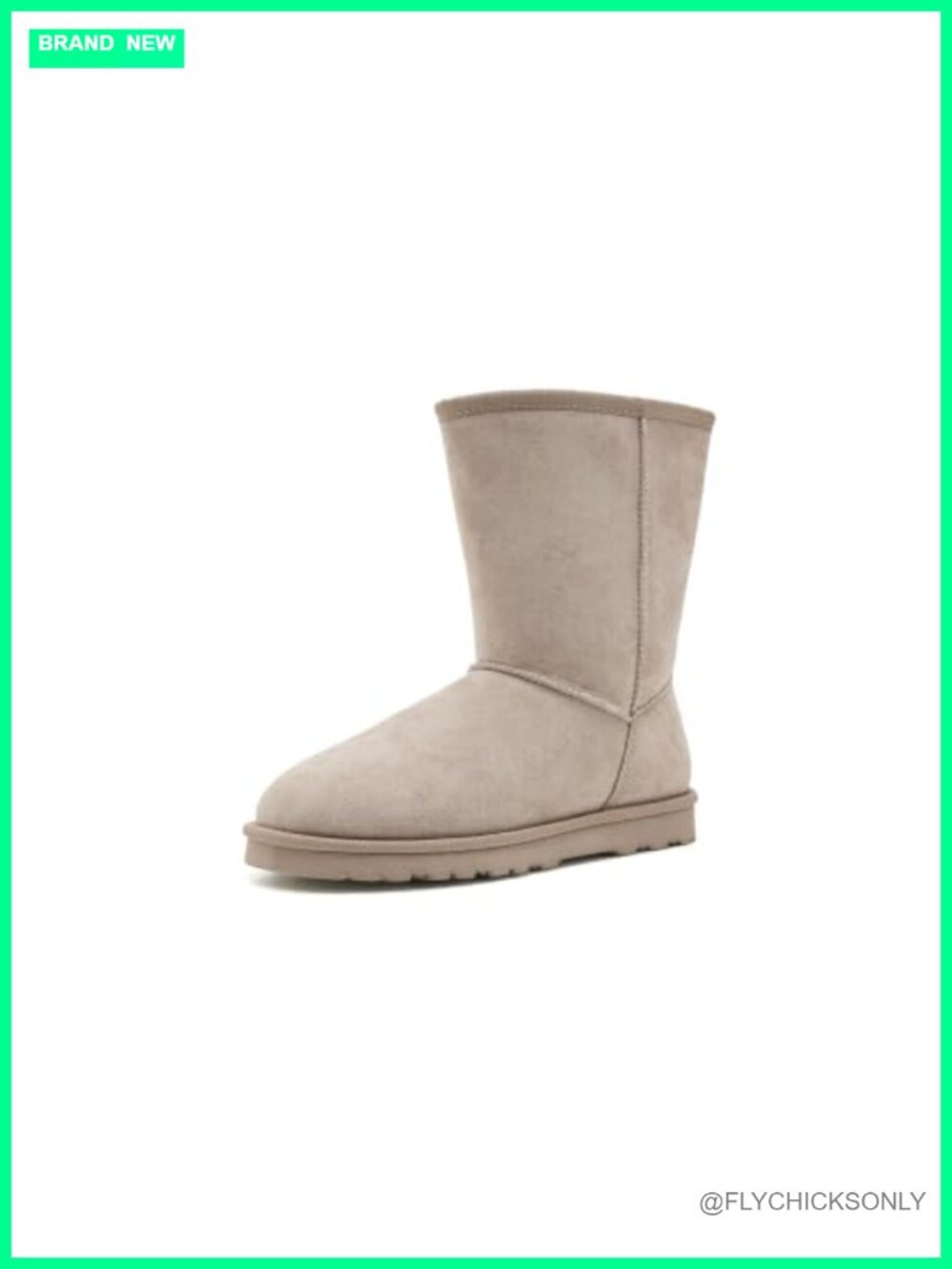 PAWZ Lynx Faux Suede Mid-Calf Winter Boots Faux Fur Lined Cozy